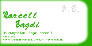 marcell bagdi business card